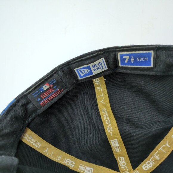 New Era 59Fifty Atlanta‎ Braves MLB Graffiti Logo Fitted Hat Black Size 7 3/8 - Picture 9 of 10